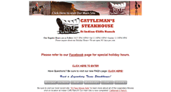 Desktop Screenshot of cattlemanssteakhouse.com